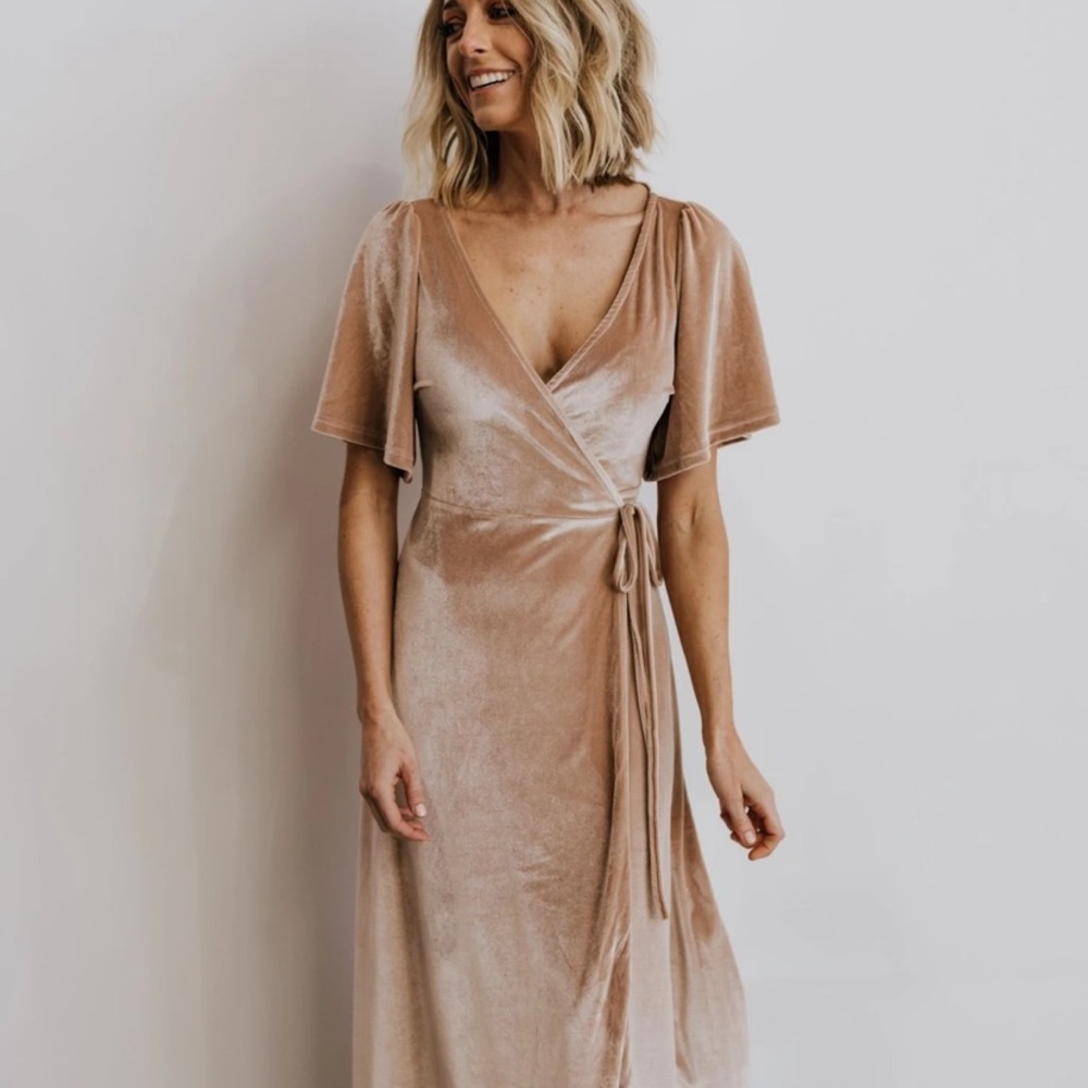 Baltic Born velvet maxi dress